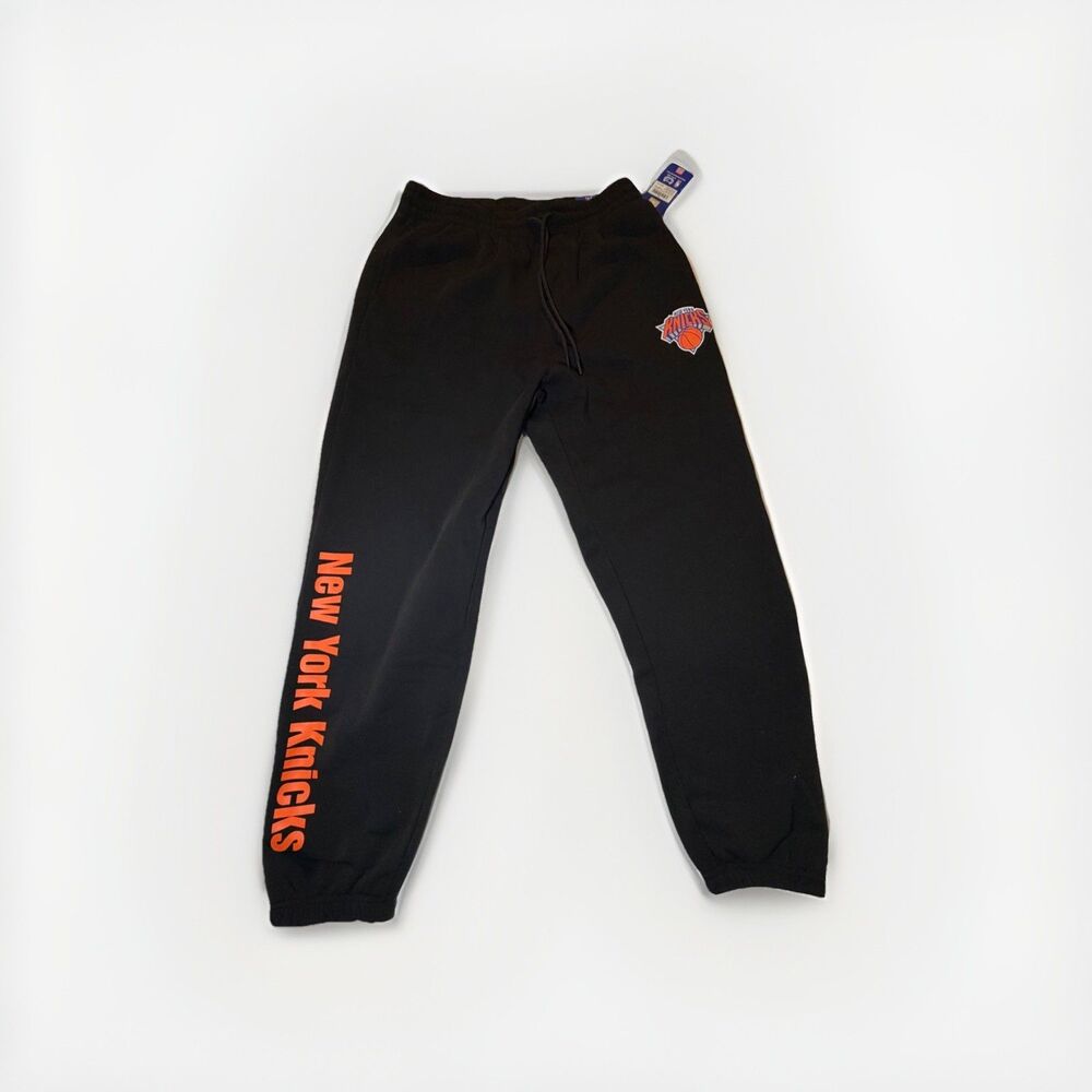 Brand New W/ Tags New York Knicks Jogger Sweatpants Mens XL Black NBA Ultra Game